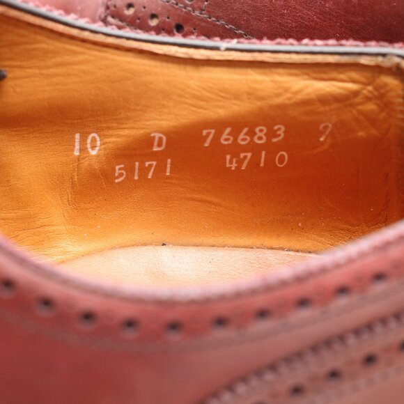 Allen Edmonds Lexington Shoes Men\'s Size 10 D Burgundy Leather Oxford Dress main image 11